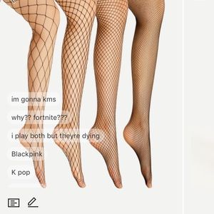 4 peice fishnet pack